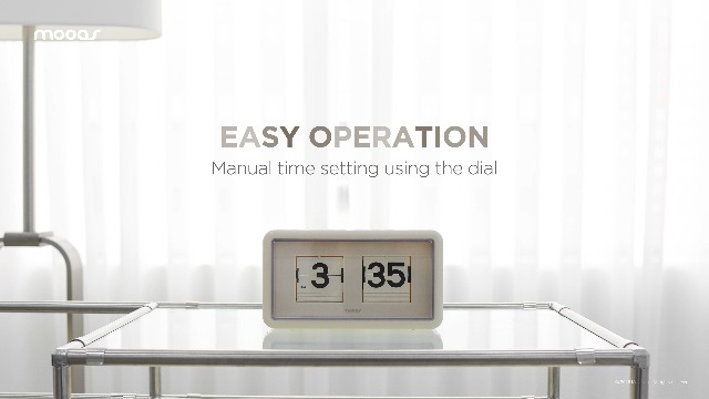 Amazon.com: mooas Newtro Flip Desk Clock, Retro Design Auto Flip